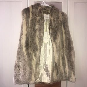 NWT BCBGeneration Faux Fur Vest